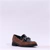 Marco Moreo Maura Link Loafer - Brown Suede